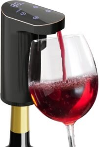 JINJUNYE Electric Wine Dispenser, One-Touch Decanter