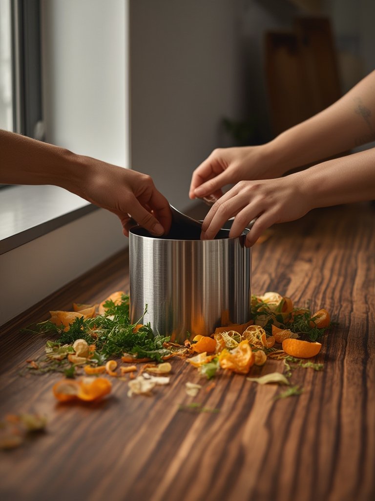 countertop compost bin - Illustration 2