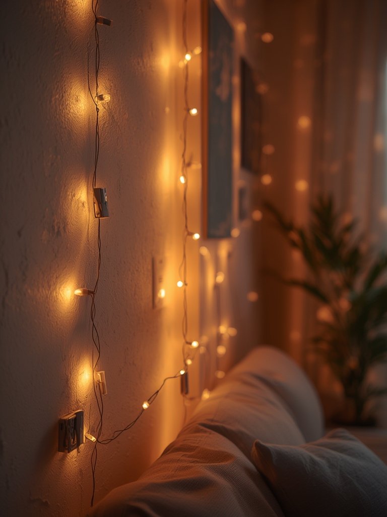 damage free hanging using light clips