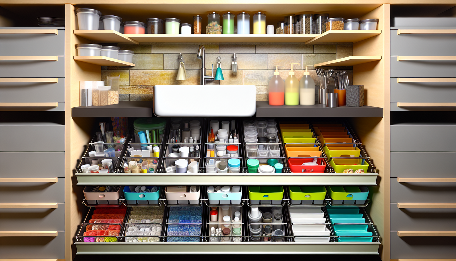 “Creative DIY Under Sink Storage Ideas: Kitchen9 good 1 “Creative DIY Under Sink Storage Ideas: Kitchen & Bathroom Organization Hacks”