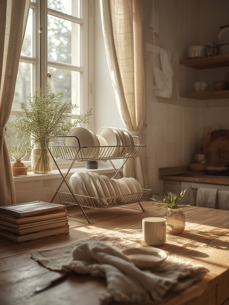 foldable dish drying rack