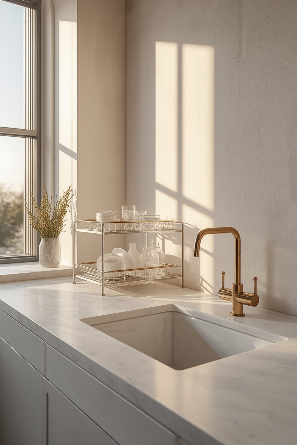 foldable dish drying rack - Illustration 1