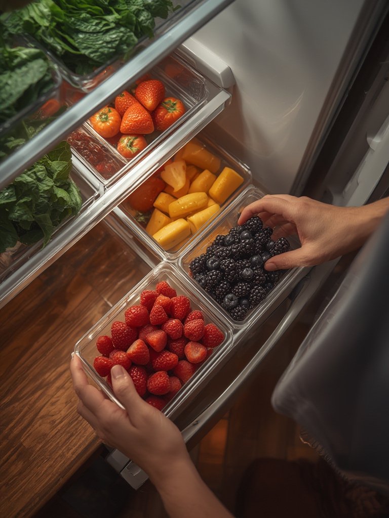 fridge organizer bins - Illustration 2