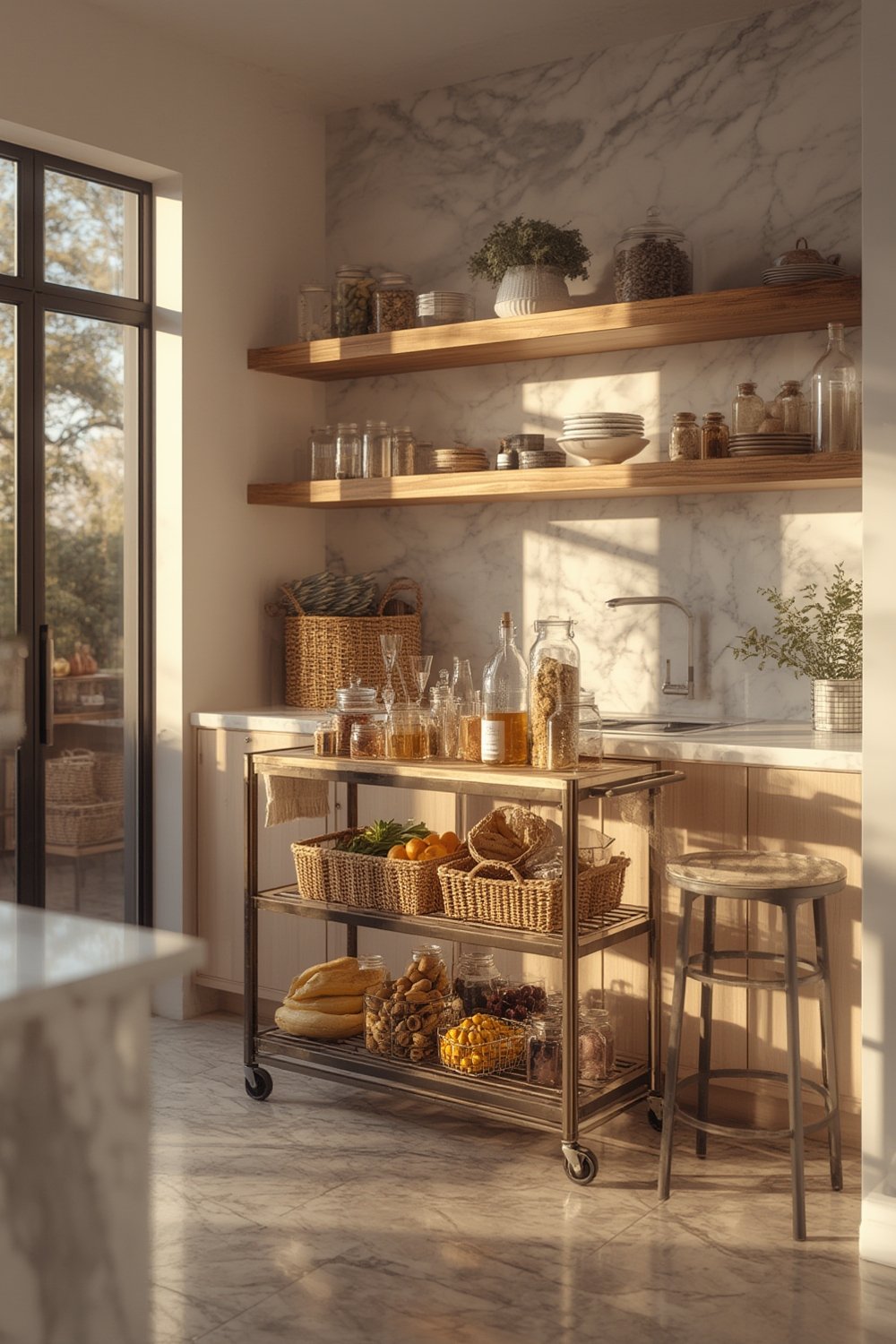 rolling pantry cart - Illustration 1