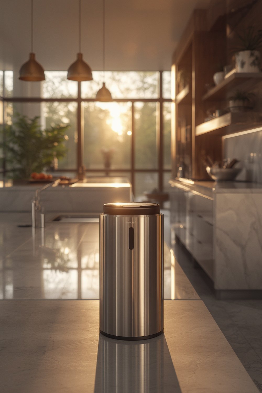 touchless trash can - Illustration 1