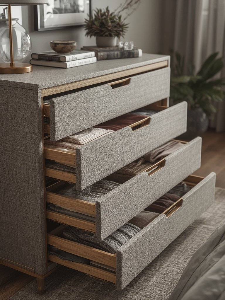 bedroom dresser in action