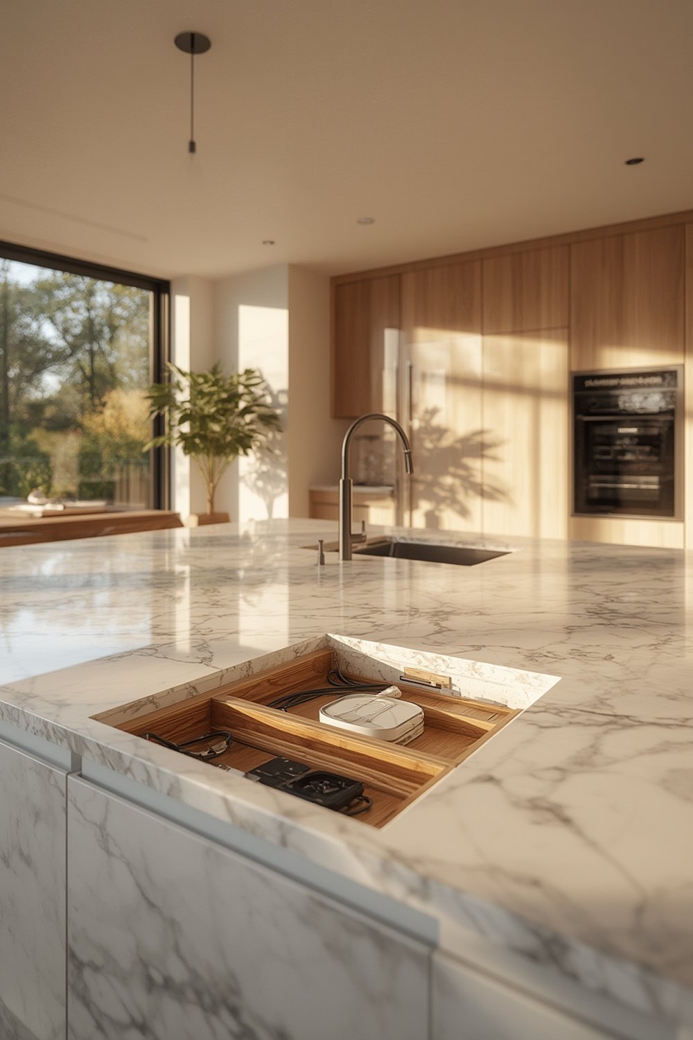 kitchen cable organizer - Illustration 1