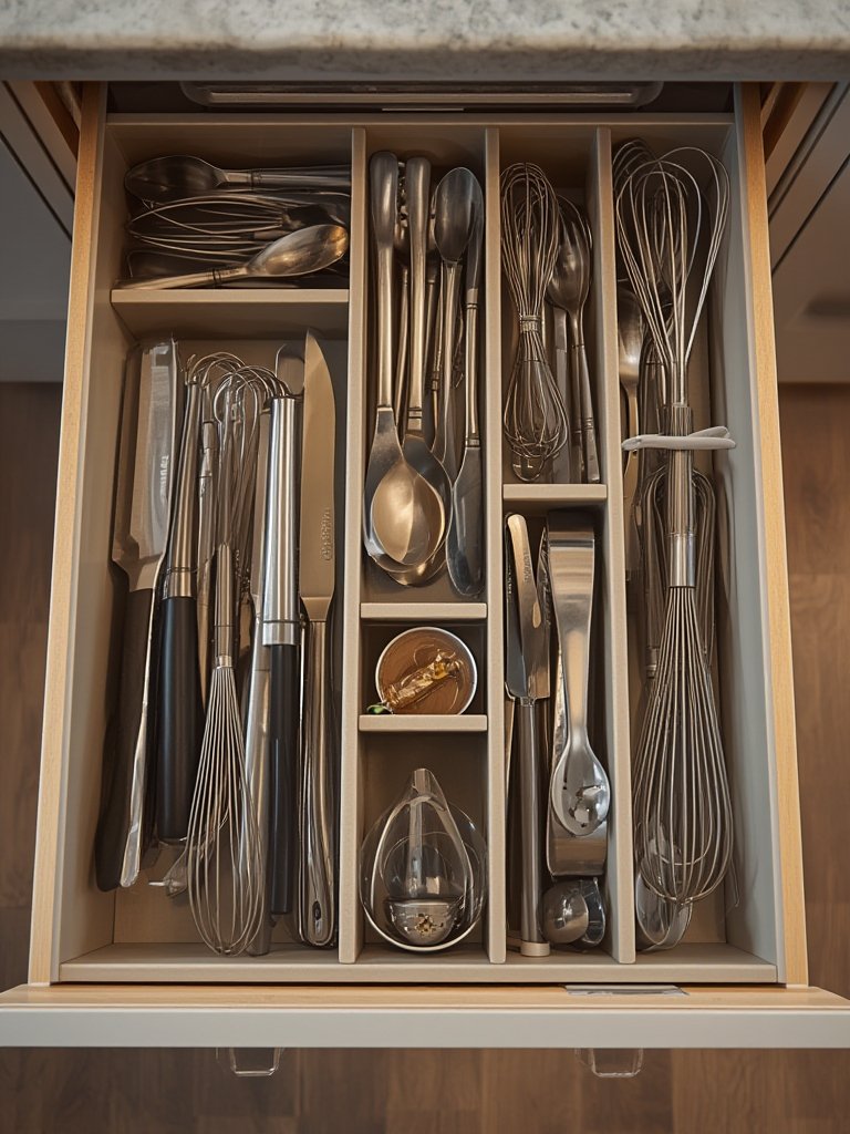 Drawer Organizer: 7 Ultimate Steps For An Amazing Kitchen Solution 2 drawer organizer in action