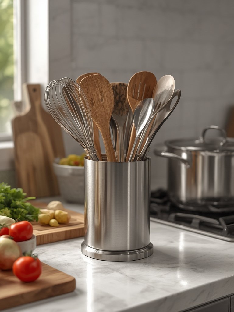 Utensil Holder: 10 Ultimate Solutions For Best Kitchen Organization In 2026 2 utensil holder in action