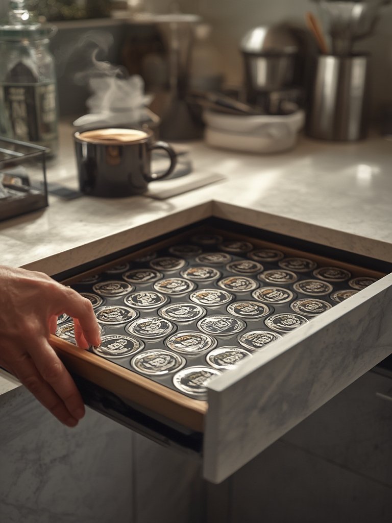 coffee drawer in action