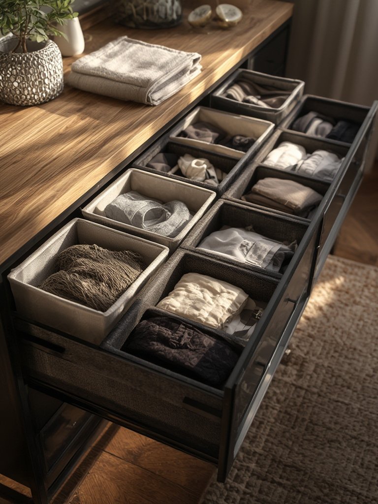 bedroom dresser in action