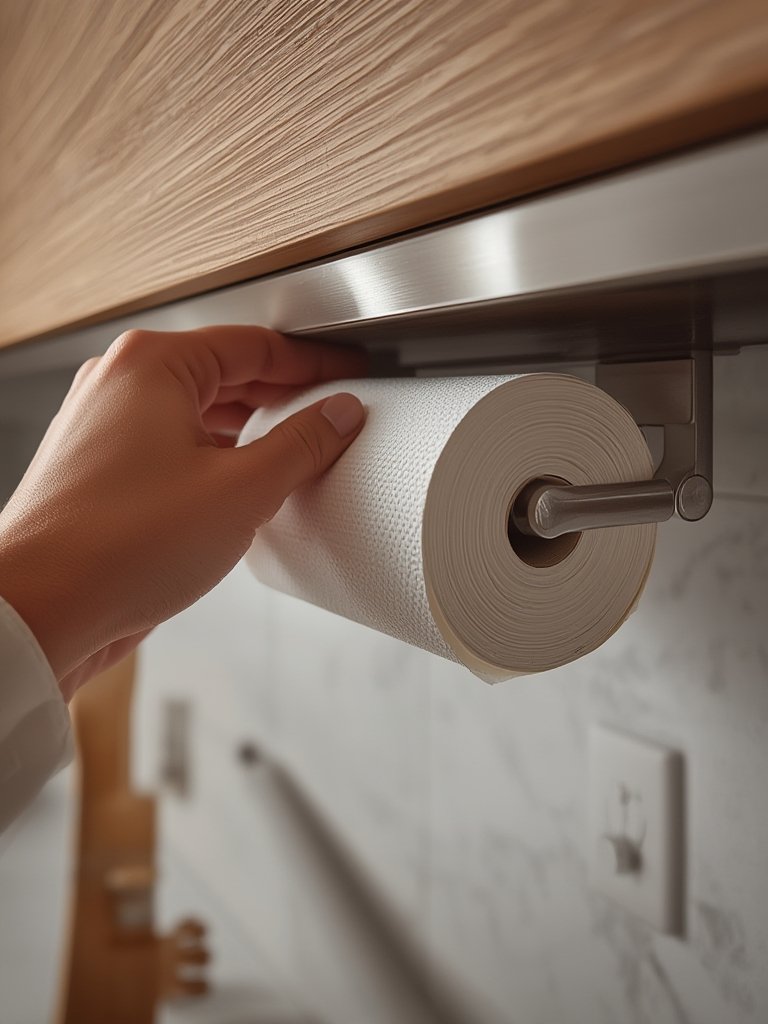 Under Cabinet Paper Towel Holder: 7 Amazing Ways to Maximize Counter Space 3 under cabinet paper towel holder - Illustration 2
