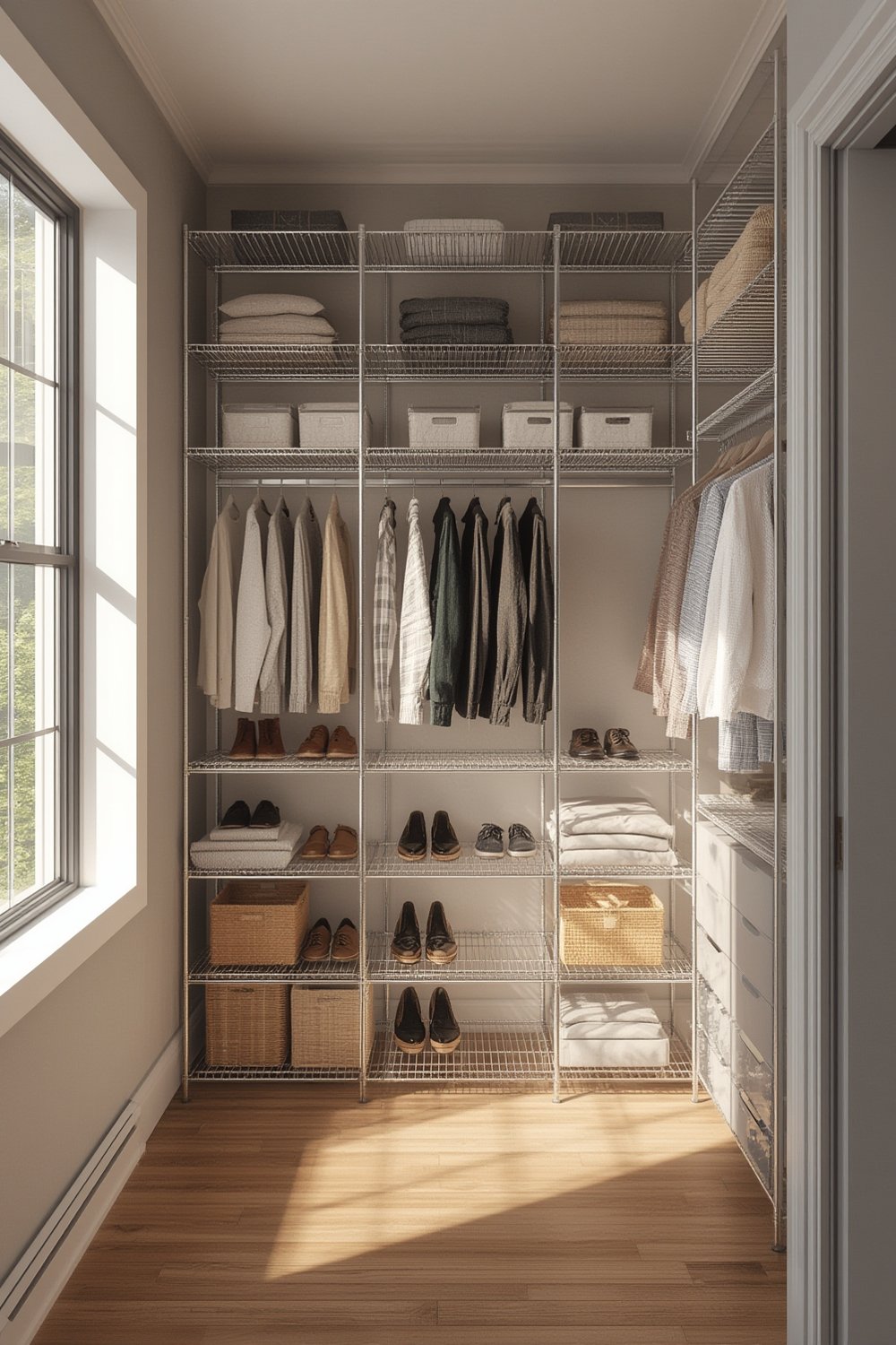 wire shelving product view