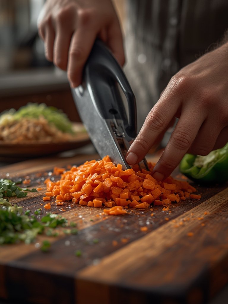 electric vegetable chopper - Illustration 2